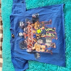 WWE Raw Blue Graphic Tee Size XL Boy's